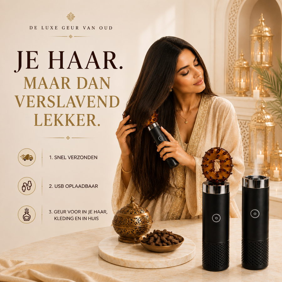 De kam door het haar halen