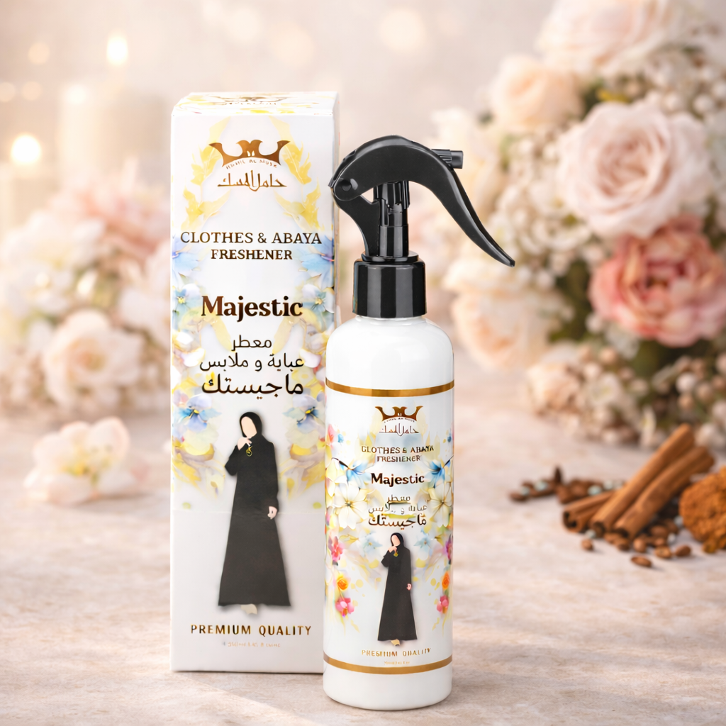 Majestic kleding parfum voor abaya en kleding met frisse en elegante langdurige geur