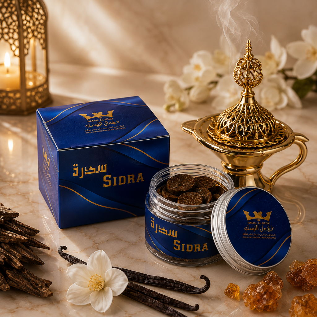 luxe Arabische bakhoor met oud, Cambodjaanse oud, vanille, musk, patchouli en amber, gemaakt in de UAE.
