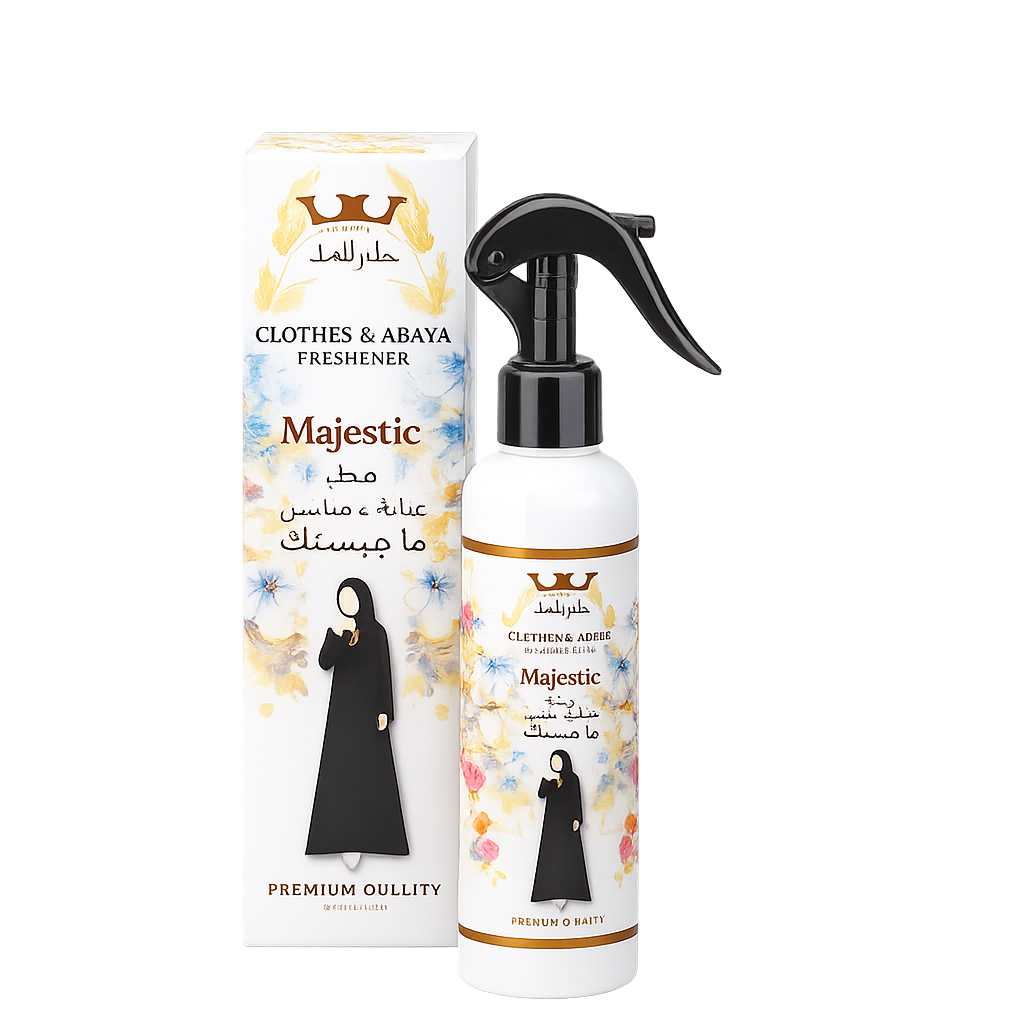 Majestic kleding en abaya parfum spray met luxe langdurige geur